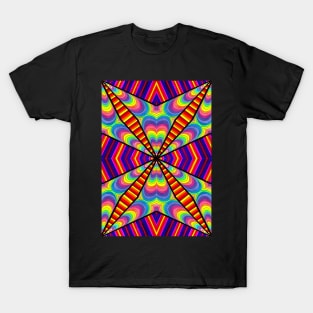 Psychedelic Abstract colourful work 171 T-Shirt